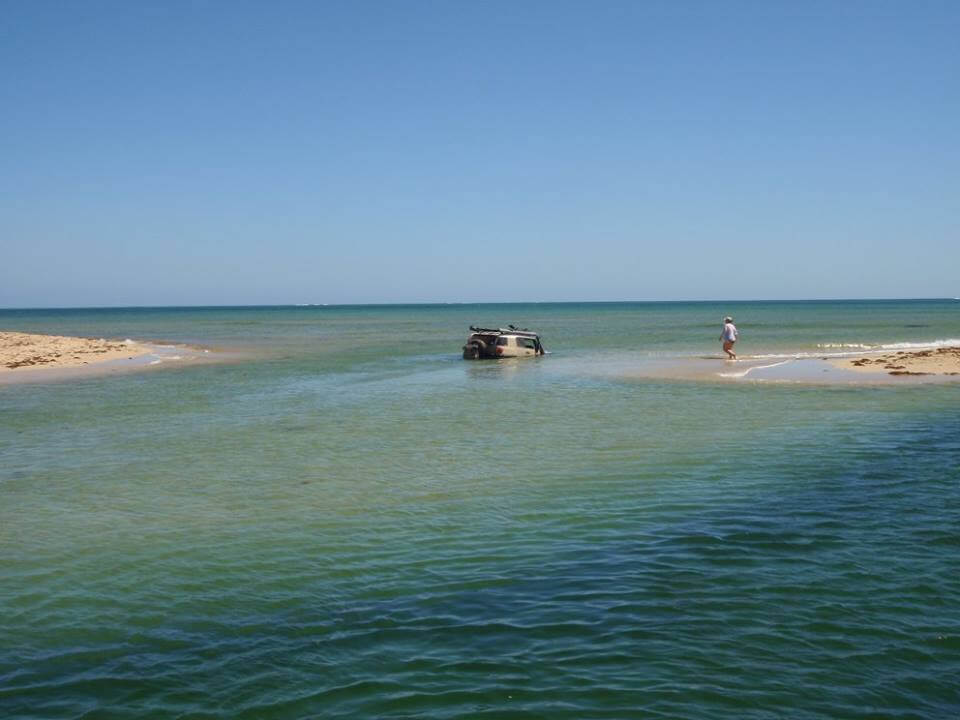 Crossing Yardie Creek